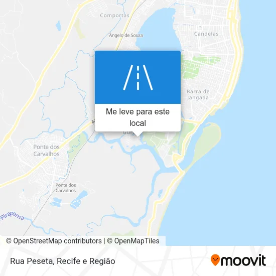 Rua Peseta mapa