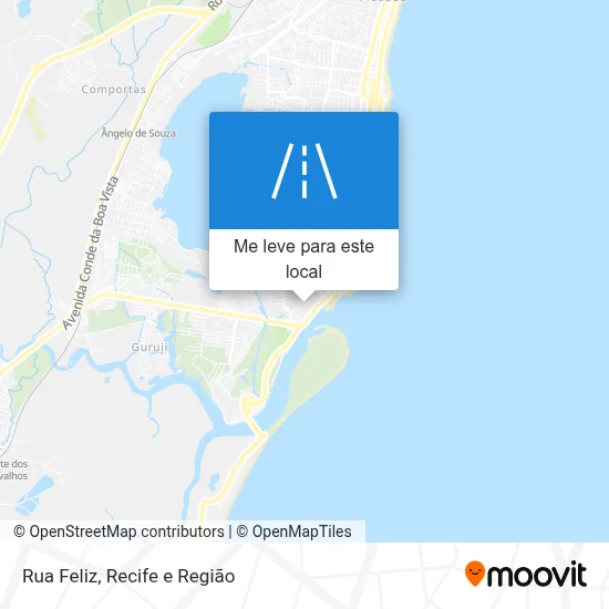 Rua Feliz mapa
