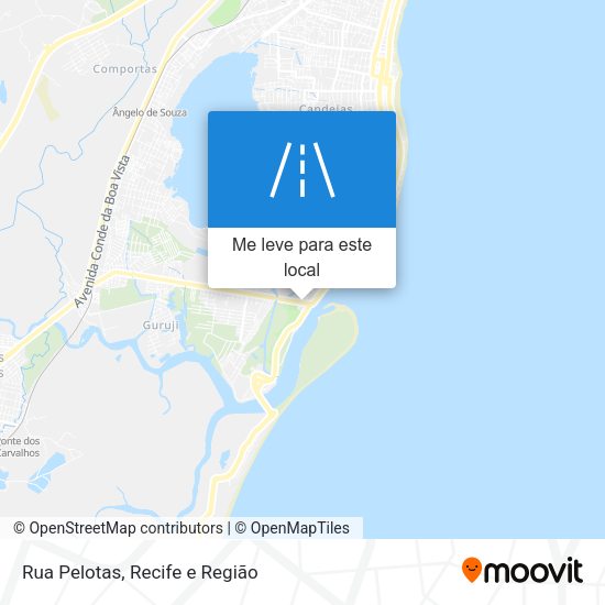 Rua Pelotas mapa