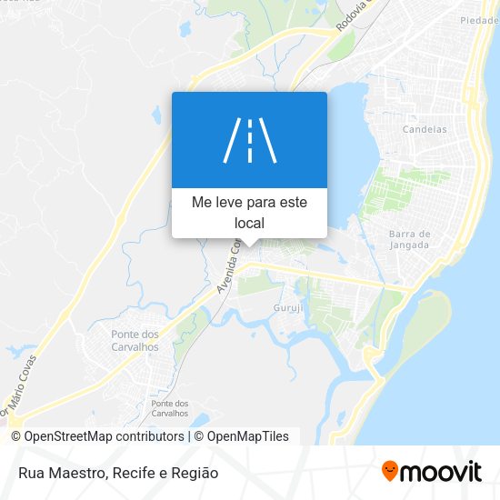 Rua Maestro mapa