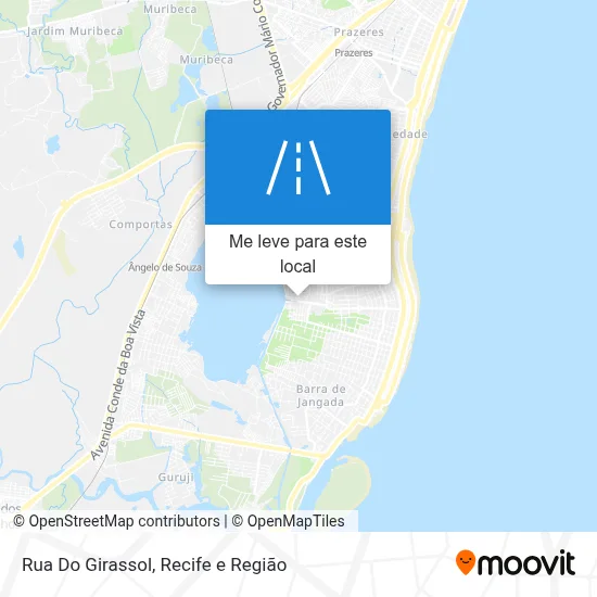 Rua Do Girassol mapa