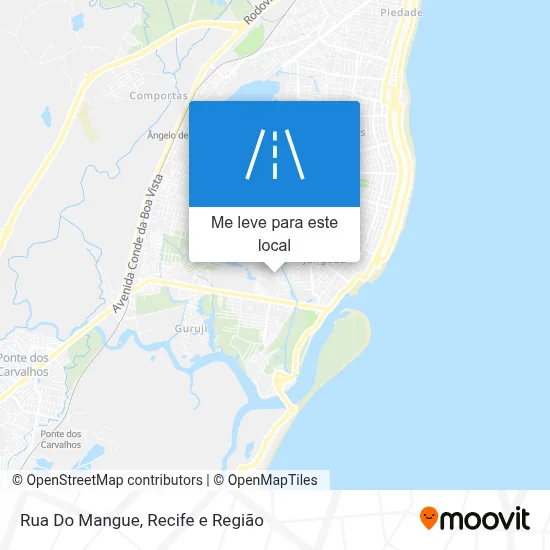 Rua Do Mangue mapa