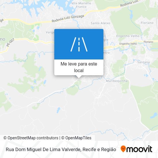 Rua Dom Miguel De Lima Valverde mapa