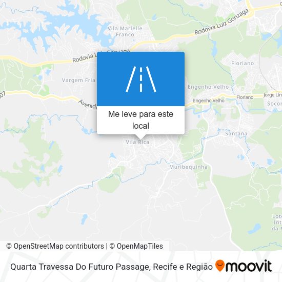 Quarta Travessa Do Futuro Passage mapa