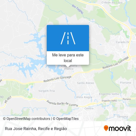 Rua Jose Rainha mapa