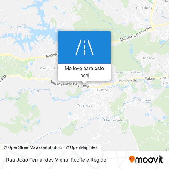 Rua João Fernandes Vieira mapa
