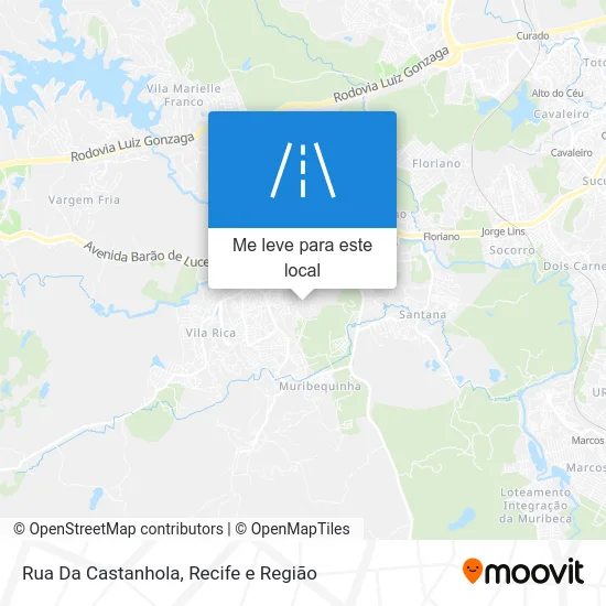 Rua Da Castanhola mapa