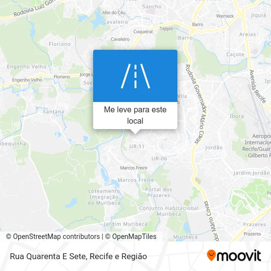 Rua Quarenta E Sete mapa