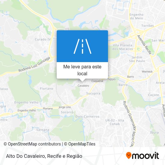 Alto Do Cavaleiro mapa