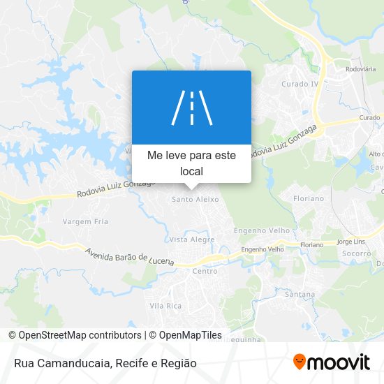 Rua Camanducaia mapa