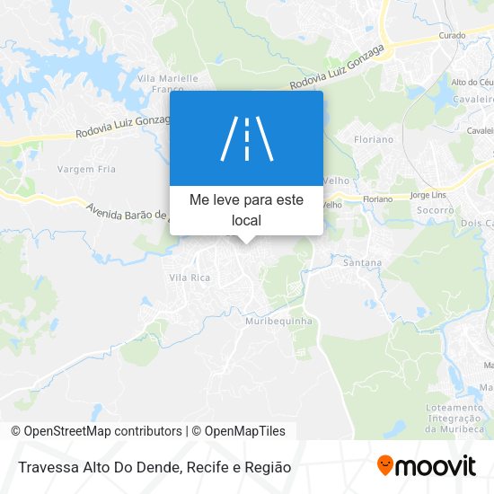 Travessa Alto Do Dende mapa