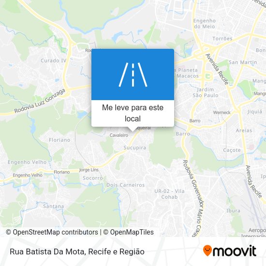 Rua Batista Da Mota mapa