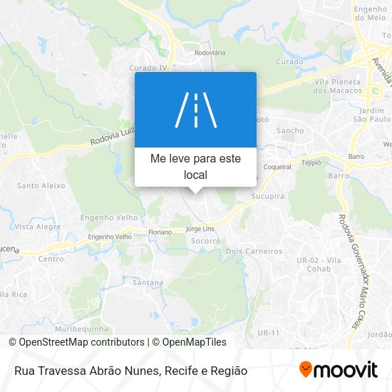 Rua Travessa Abrão Nunes mapa