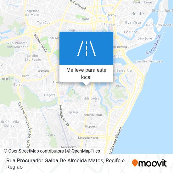 Rua Procurador Galba De Almeida Matos mapa