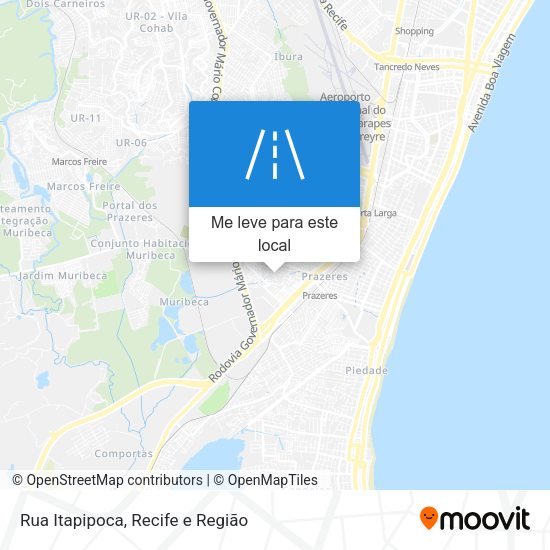Rua Itapipoca mapa