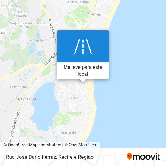 Rua José Dario Ferraz mapa