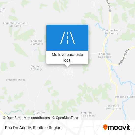 Rua Do Acude mapa