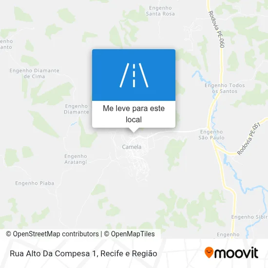 Rua Alto Da Compesa 1 mapa