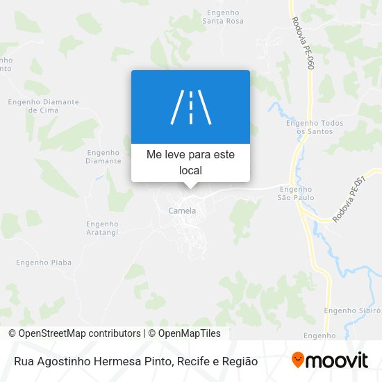 Rua Agostinho Hermesa Pinto mapa