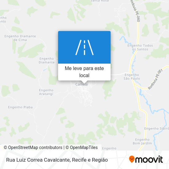 Rua Luiz Correa Cavalcante mapa