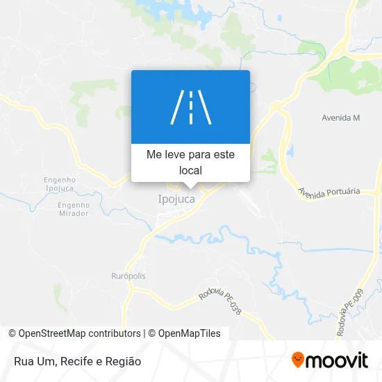 Rua Um mapa