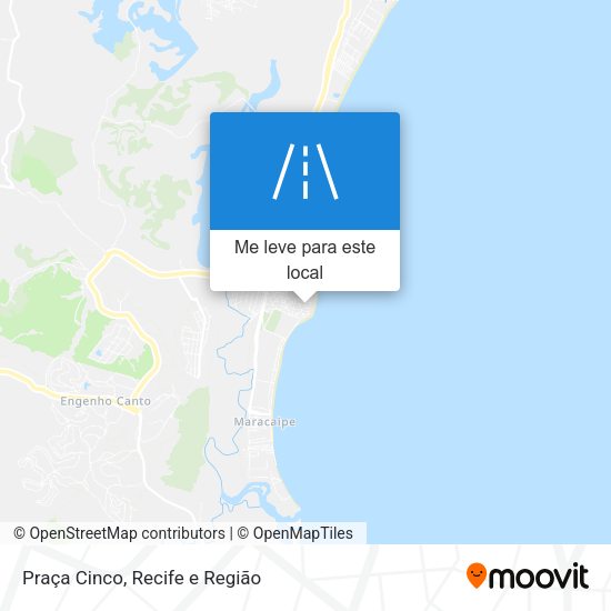 Praça Cinco mapa