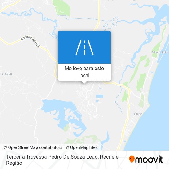 Terceira Travessa Pedro De Souza Leão mapa