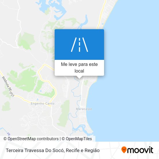 Terceira Travessa Do Socó mapa