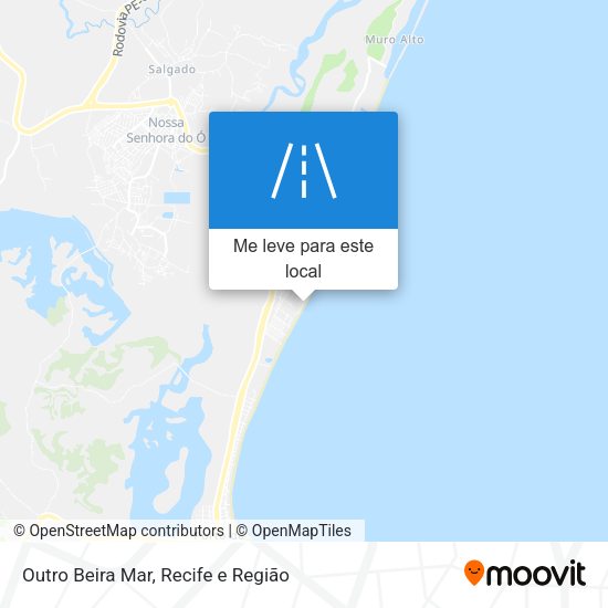 Outro Beira Mar mapa