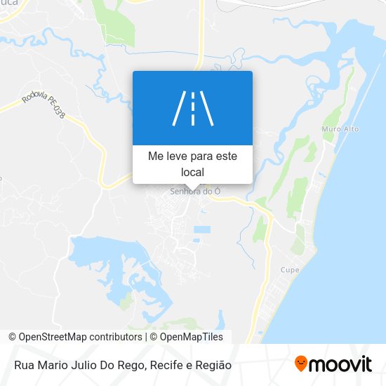 Rua Mario Julio Do Rego mapa