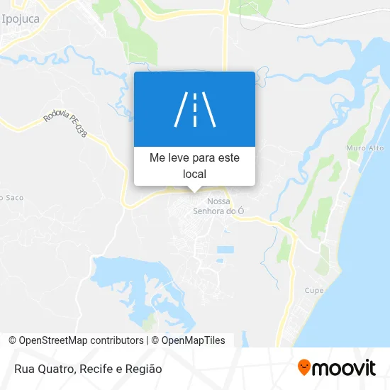 Rua Quatro mapa
