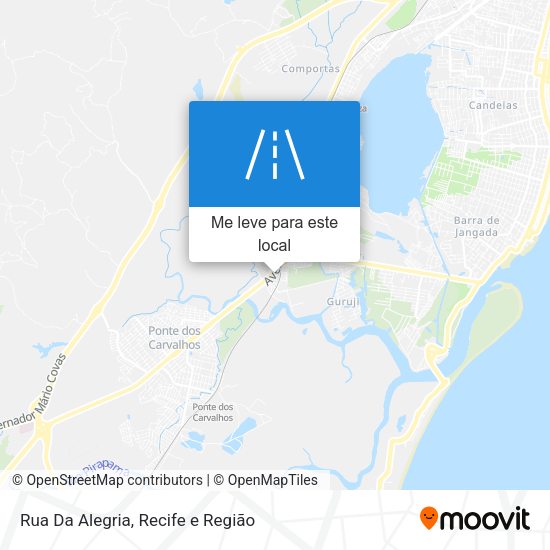 Rua Da Alegria mapa