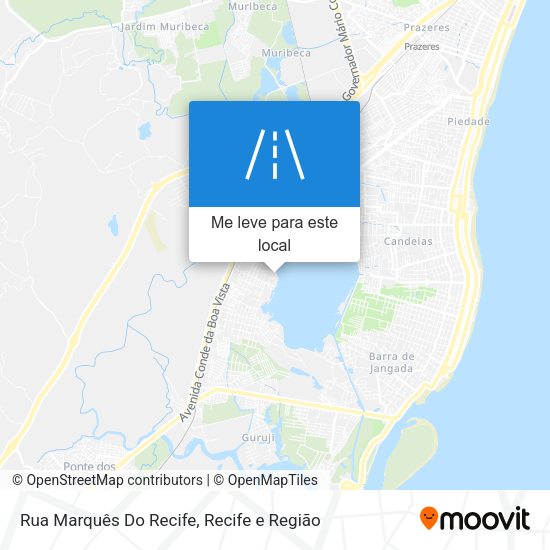 Rua Marquês Do Recife mapa