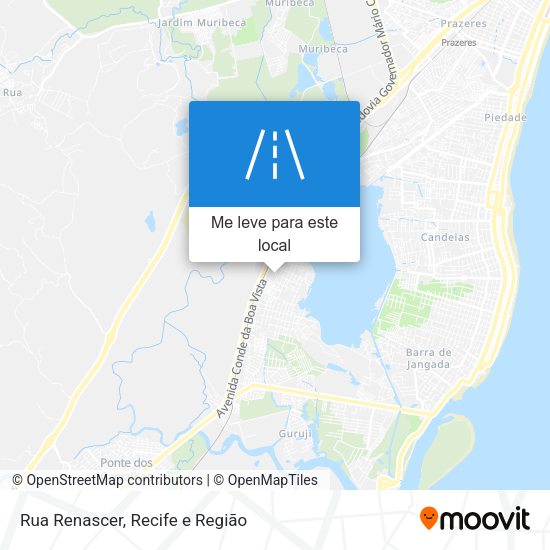 Rua Renascer mapa