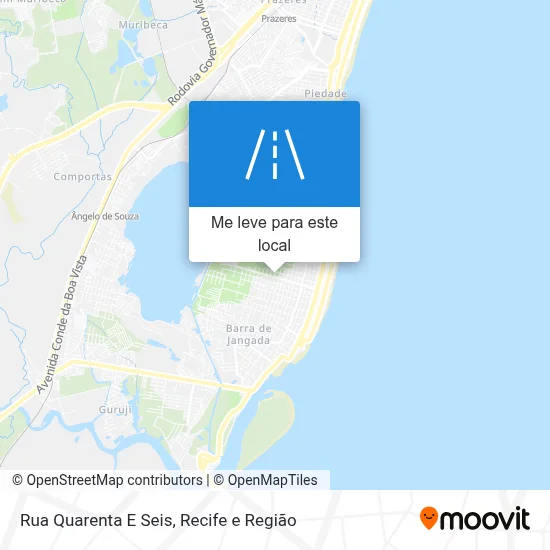 Rua Quarenta E Seis mapa