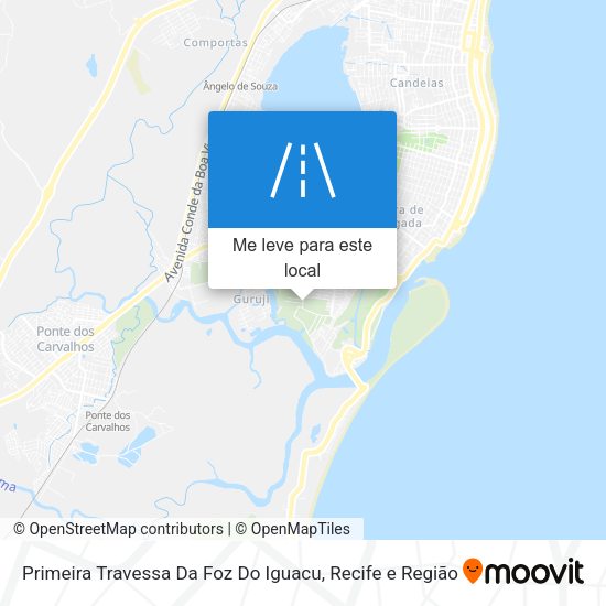 Primeira Travessa Da Foz Do Iguacu mapa