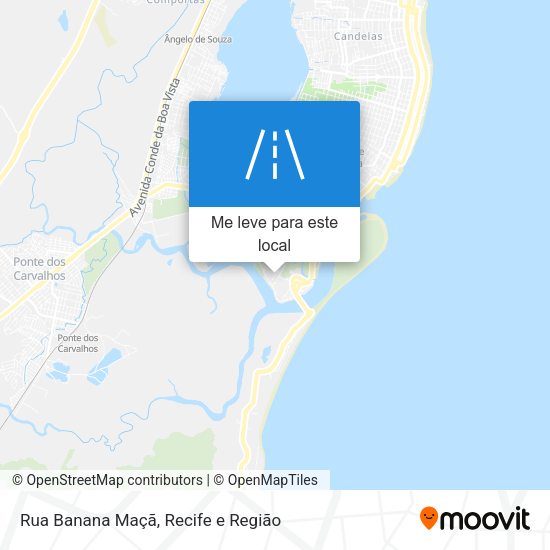 Rua Banana Maçã mapa