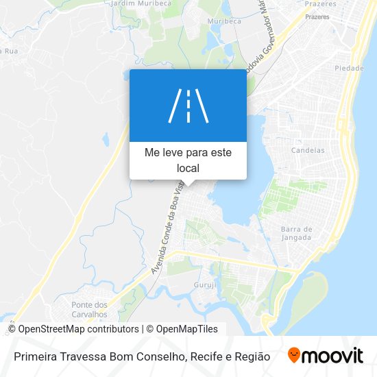 Primeira Travessa Bom Conselho mapa
