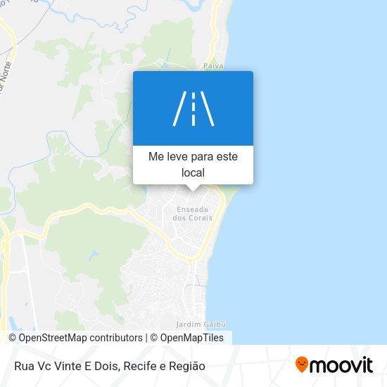 Rua Vc Vinte E Dois mapa