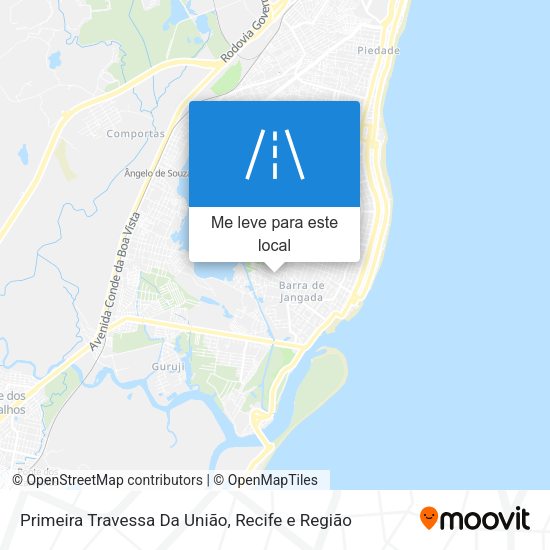 Primeira Travessa Da União mapa