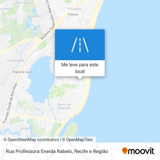 Rua Professora Eneida Rabelo mapa