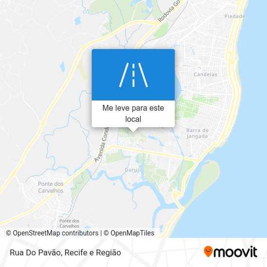 Rua Do Pavão mapa