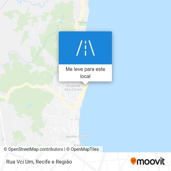 Rua Vci Um mapa