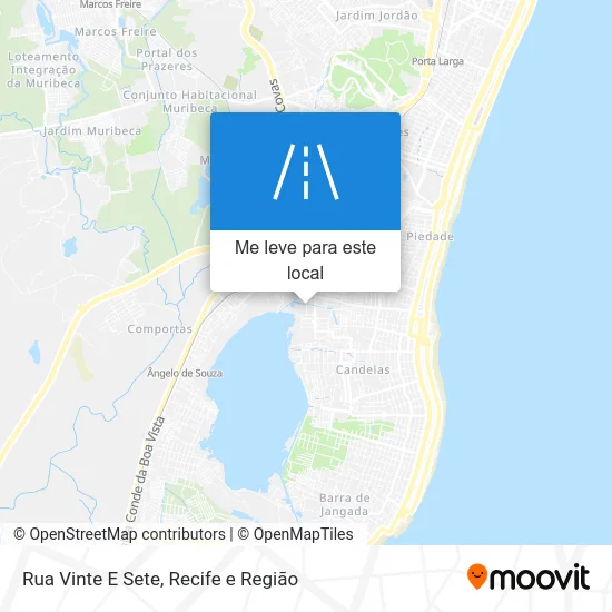 Rua Vinte E Sete mapa