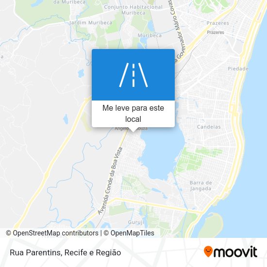 Rua Parentins mapa