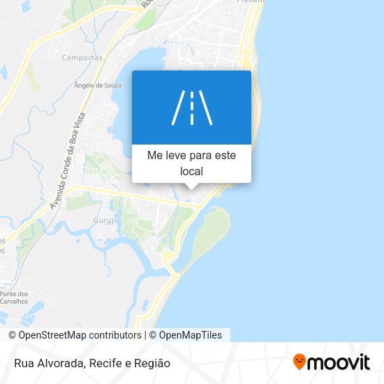 Rua Alvorada mapa