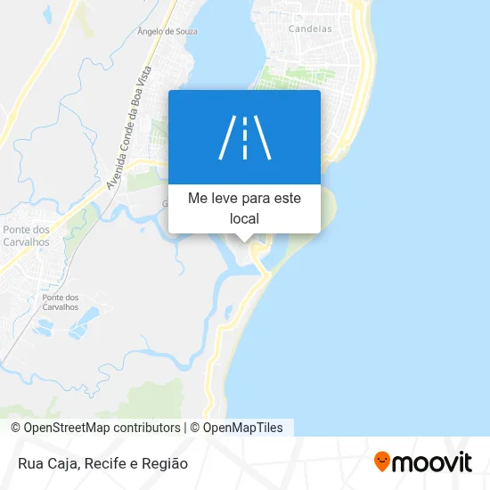 Rua Caja mapa