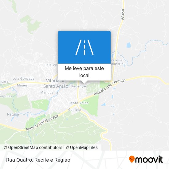 Rua Quatro mapa