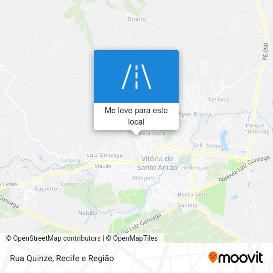 Rua Quinze mapa