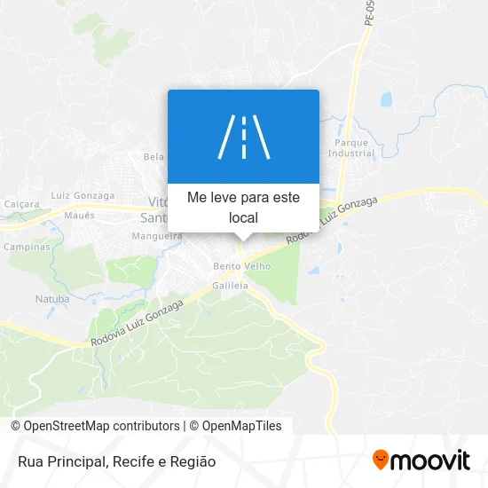 Rua Principal mapa